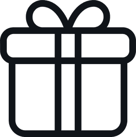 Elegant Surprise Gift Box for Special Occasions PNG