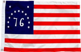 Historic Party Flag of 76 Stars and Stripes PNG