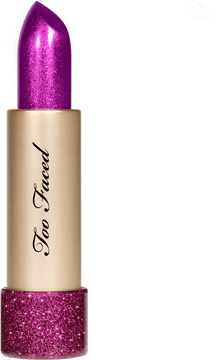 Glittering Glam Vibrant Purple Lipstick PNG