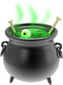 Spooky Surprise Cookware for Potions PNG