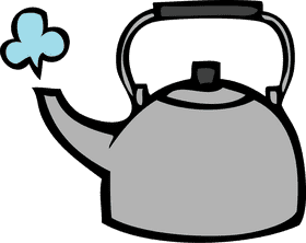 Whimsical Kettle Bell Illustration PNG