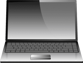 Sleek Modern Laptop Design with Minimalist Charm PNG