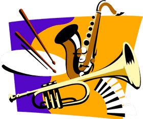 Vibrant Jazz Concert Celebration PNG