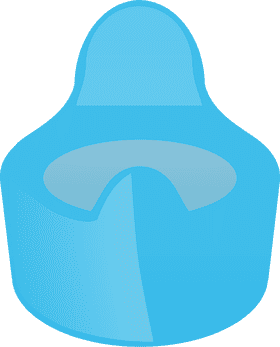 Colorful Bathroom Urinal for Kids PNG