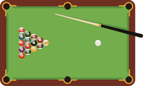 Hospital Room Recreation Pool Table Fun PNG