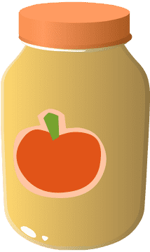 Jar of Spices with Pumpkin Flavor PNG