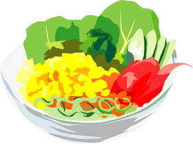 Vibrant Quinoa Salad with Fresh Greens and Veggies PNG