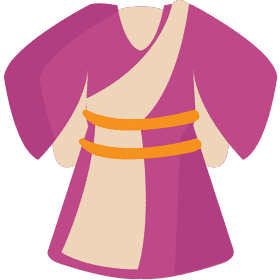 Vibrant Elegance of the Kimono Style PNG
