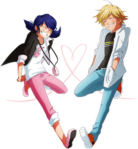 Dynamic Duo in Cloth Fashion PNG