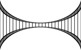 Serene River Bridge in Nature's Embrace PNG