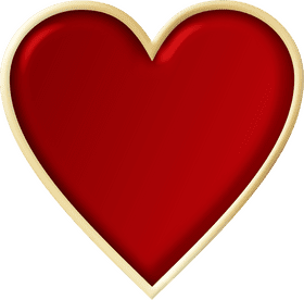 Radiant Heart of Love PNG