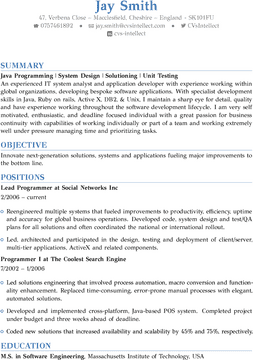 Professional CV Layout for Career Success PNG