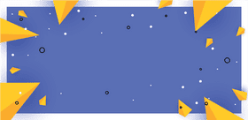 Dynamic Geometric Banner Design PNG