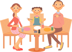 Family Gathering in a Hospital Room PNG