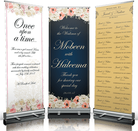 Elegant Celebration Banner Display for Special Events PNG