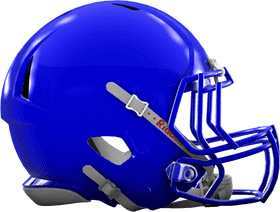 Vibrant Blue Safety Helmet for Maximum Protection PNG