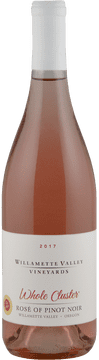 Elegant Bottle of Whole Cluster Rosé PNG