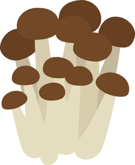 Whimsical Mushroom Cluster Delight PNG