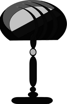 Elegant Lamp and Light Design PNG