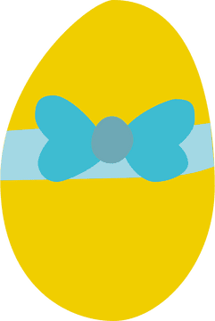 Springtime Cheer A Festive Egg Delight PNG