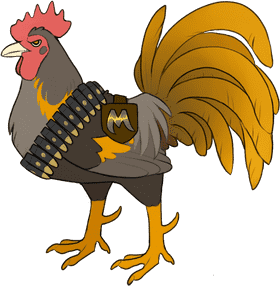 Feisty Fowl from the Chicken Coop PNG