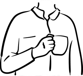 Warm Embrace of Coffee Beans PNG