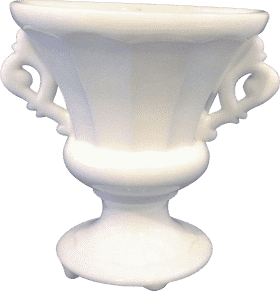 Elegant White Sculpted Vase PNG
