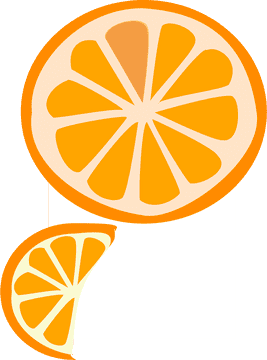 Vibrant Citrus Slice Delightful Treat PNG