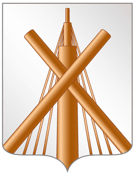 Elegant Utility Pole with Crossed Supports PNG