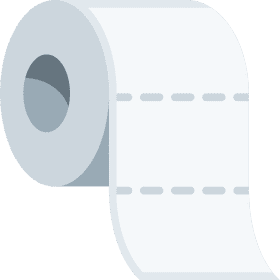 Paper Sheet on a Roll for Easy Dispensing PNG