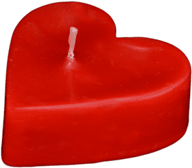 Heartfelt Candle of Love PNG