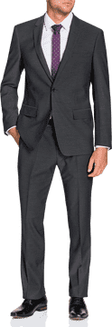 Navy Elegance Tailored Suit for Modern Professionals PNG