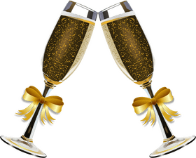 Magnifying Glass of Celebration Cheers PNG