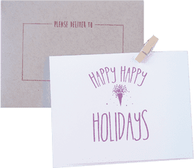 Festive Envelope Mail for Holiday Cheer PNG