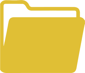Yellow Document Folder for Organized Storage PNG