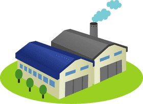 Industrial Manufacturing Factory Headquarters PNG