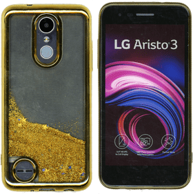 Glittery Smartphone Case for LG Aristo 3 PNG