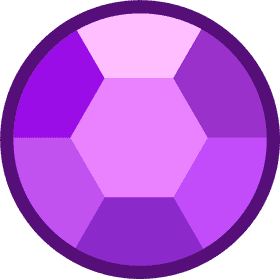 Vibrant Purple Gem Mosaic PNG