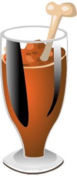 Mango Smoothie Delight in a Glass PNG