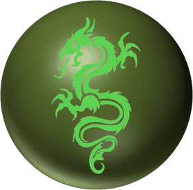 Green Card Dragon Symbol of Opportunity PNG