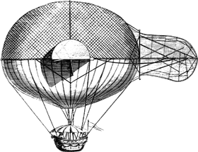 Vintage Airship A Journey Through the Skies PNG