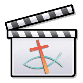 Christian Storytelling with Movie Clapperboard PNG