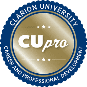 Clarion University Professional Development Name Badge PNG