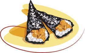 Sushi Delights Taste the Ocean's Essence PNG