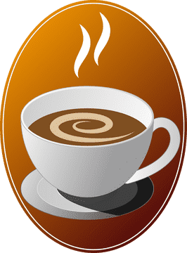 Swirling Elegance Latte Art Masterpiece PNG