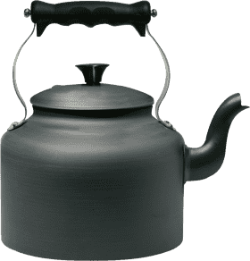 Classic Kettle Bell The Balancing Act of Teapot and Weights PNG