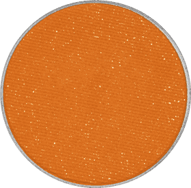 Vibrant Glitter Eye Shadow in Warm Sunset Orange PNG