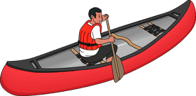 Adventure Awaits Kayak Journey on Calm Waters PNG