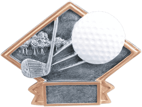 Golf Course Champions Award Plaque PNG