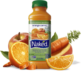 Refreshing Orange Peel Carrot Fusion Smoothie PNG